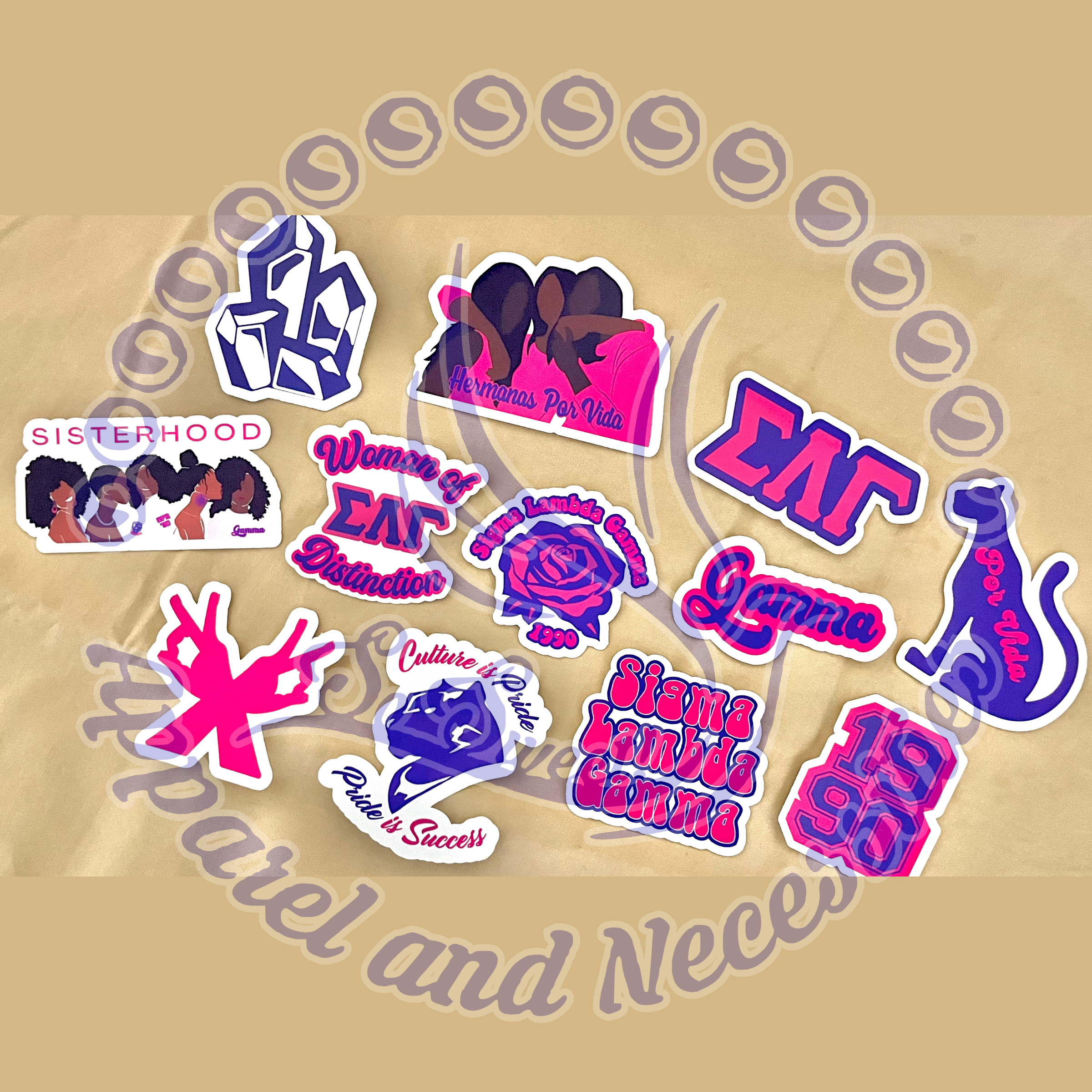 Gamma Graphic Stickers | So Sweet! Apparel & Necessities